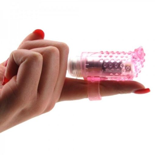 Frisky Finger Light Up Finger Massager - Pink second