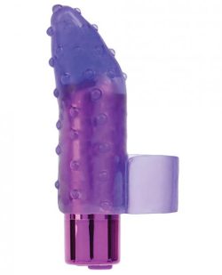 Frisky Finger Rechargeable Purple Vibrator main