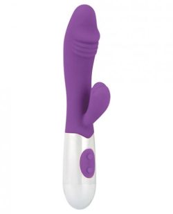 Gigaluv Twin Bliss Buzz Purple Rabbit Style Vibrator main