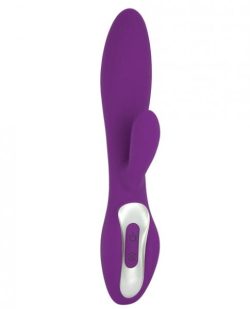 Gigaluv Vega Duplex Purple Rabbit Style Vibrator main