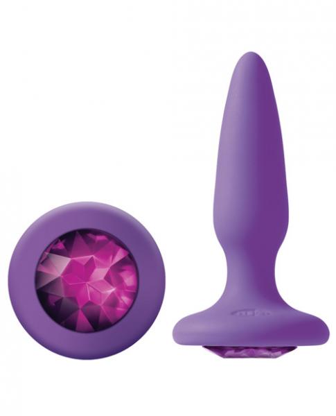 Glams Mini Butt Plug Purple Gem main