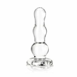 Glas 4 inches Butt Plug Clear Glass main