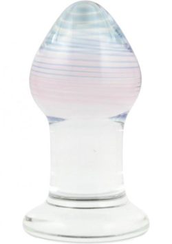 Glas Amethyst Rain Glass Butt Plug main