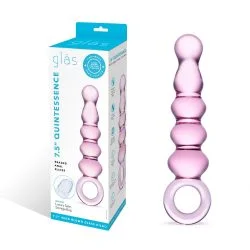 Glas Quintessence Beaded Glass Anal Beads Slider Box