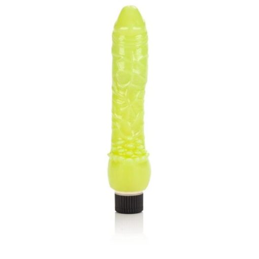 Glow In The Dark Vibrating Jelly Dildo Green second