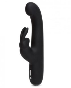 Happy Rabbit Slimline G-Spot Rechargeable Vibrator Black main