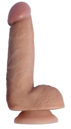 Home Grown 6 inches Bioskin Cock Latte Tan Dildo main