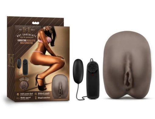 Hot Chocolate Erin The Enchantress Vibrating Stroker Brown second
