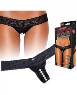 Hustler Stimulating Panties Pearl Pleasure Beads Black M/L main