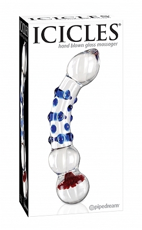 Icicles No. 18 Hand Blown Glass Massager second