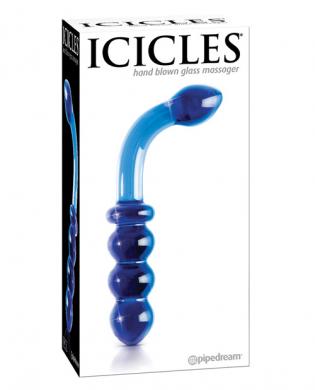 Icicles no. 31 hand blown glass massager second