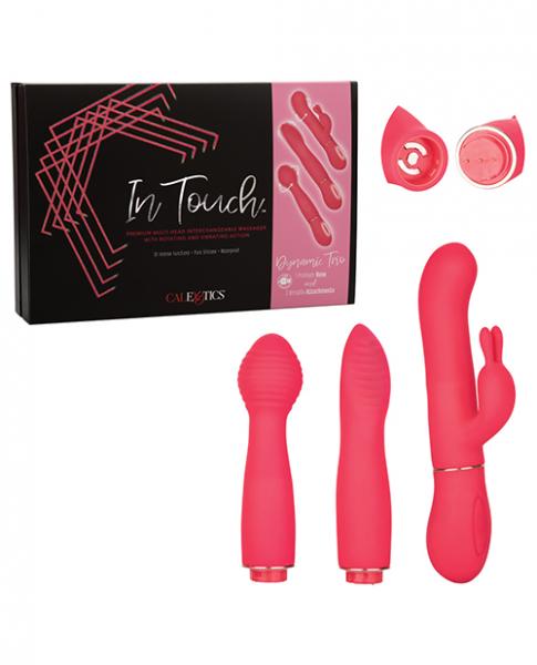 In touch dynamic trio pink vibrator kit second