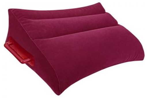 Inflatable position pillow burgundy main