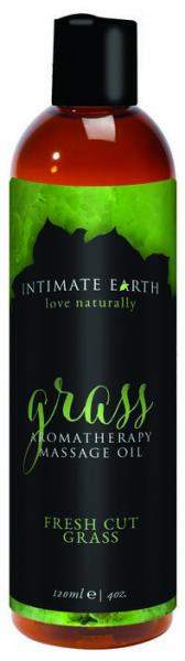 Intimate Earth Grass Massage Oil 4 fluid ounces main