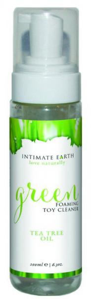 Intimate Earth Green Tea Tree Oil Foaming Toy Cleaner 6.3oz main