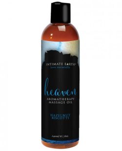 Intimate Earth Heaven Hazelnut Biscotti Massage Oil 8oz main