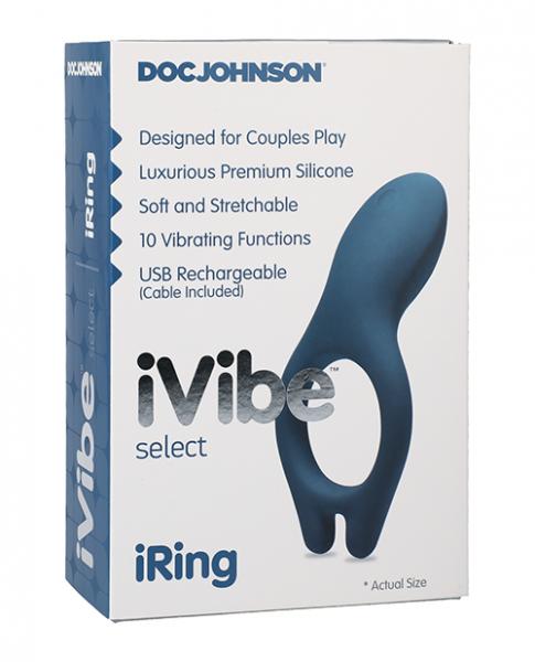 Ivibe select iring marine blue vibrating cock ring second