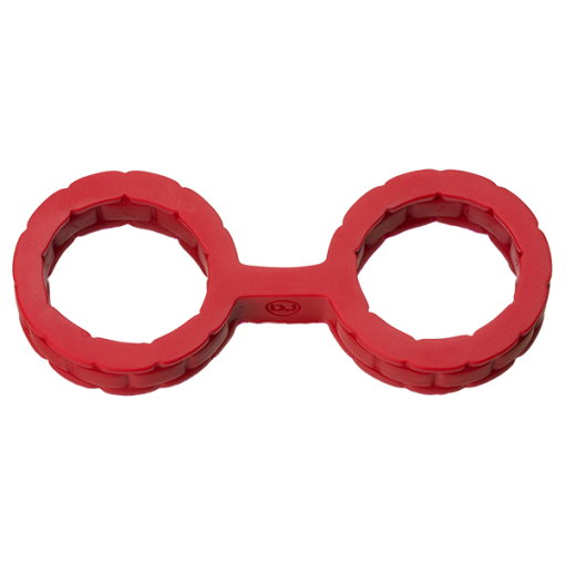 Japanese Bondage Silicone Cuffs Small Red main