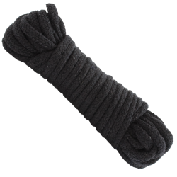 Japanese Style Bondage Rope Cotton Black 32 feet main