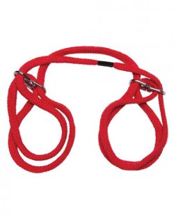 Japanese Style Bondage Wrist Or Ankle Cotton Rope Red main