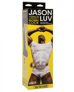 Jason Luv 10 inches Ultraskyn Cock Brown Dildo main