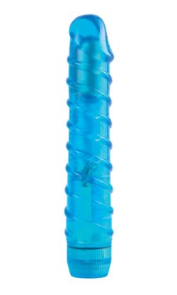 Juicy jewels aqua crystal vibrator - blue main