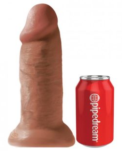 King Cock 10 inches Chubby Tan Dildo main