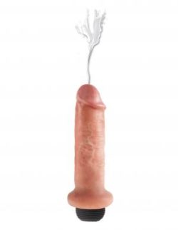 King Cock 6 inches Squirting Dildo Beige main