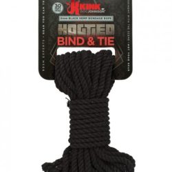 Kink Hogtied Bind & Tie Hemp Bondage Rope 30ft Black main