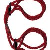 Kink Hogtied Bind & Tie Wrist Or Ankle Cuffs Hemp Red main