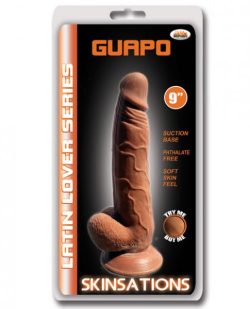 Latin Lover Guapo 9 Inches Dildo - Brown main