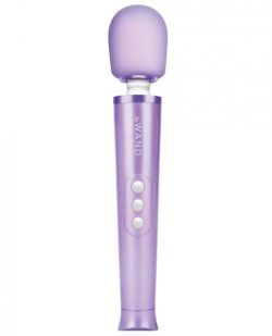 Le Wand Petite Rechargeable Massager Violet main