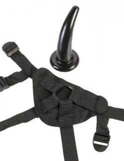 Limited edition fetish fantasy the pegger w/straps - black main