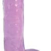 Lollicock 7 inches Slim Stick with Balls Grape Ice Purple main