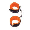 Love Cuffs Wrist Black Orange Lining main