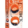 Love Cuffs Wrist Black Orange Lining second