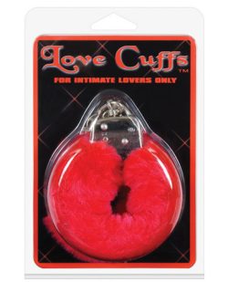 Love cuffs furry - red main