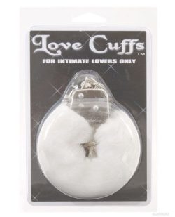 Love cuffs furry - white main