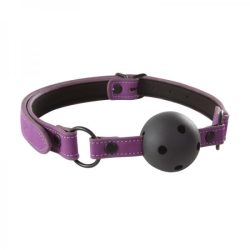 Lust Bondage Ball Gag Purple O/S main