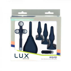 Lux Active Equip Silicone Anal Training Kit - Dark Blue