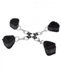 Lux Fetish 5 Piece Hogtie Set Black main