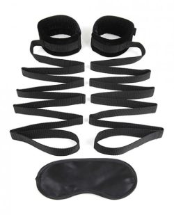 Lux Fetish Bondage Bed Strap Restraint System 2 Piece Set main