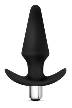Luxe Discover Vibrating Butt Plug Black main