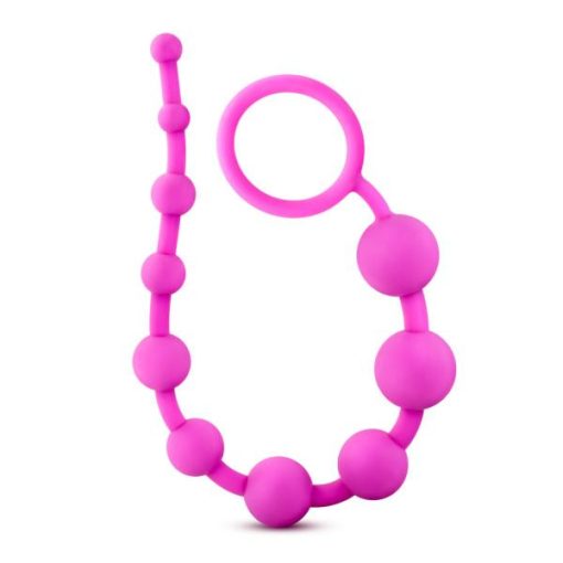 Luxe silicone 10 beads pink main