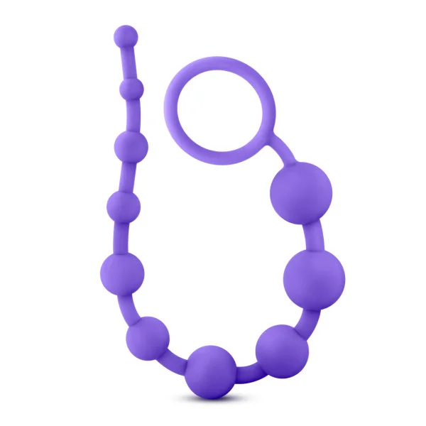 Luxe Silicone 10 Beads Purple 1