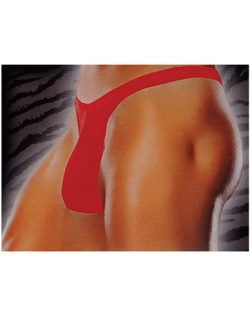 Male power men's bong thong red l/xl main