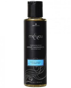 Me & You Massage Oil Vanilla Sugar Sweet Pea 4.2oz main