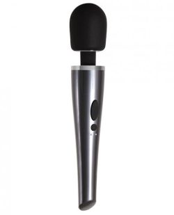 Mighty Metallic Wand Body Massager Black main