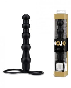 Mojo Bumpy Silicone Double Penetration Cock Ring Black main