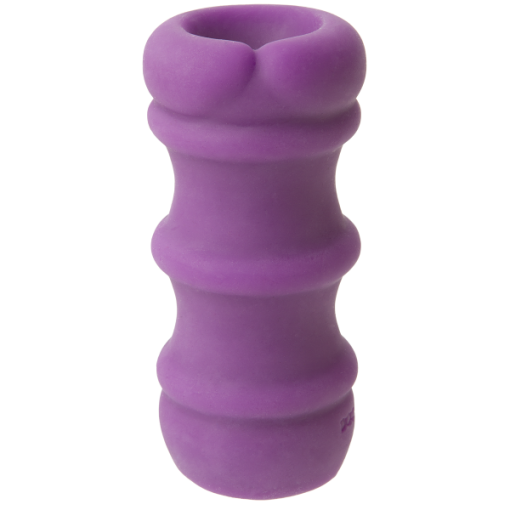 Mood Pleaser Thick Ribbed Purple Masturbator main